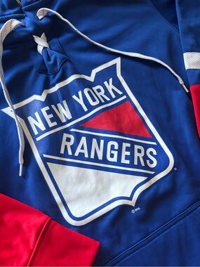 Fanatics New York Rangers Blue & Red Sweatshirt